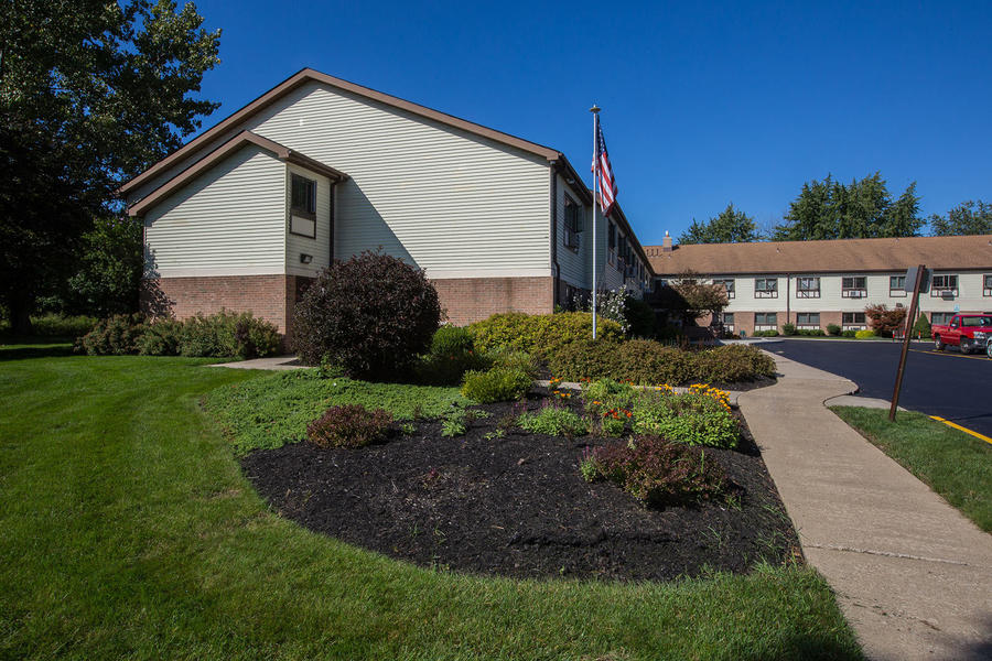 Side of Building Entrance