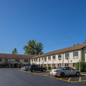 Parking Lot and Building